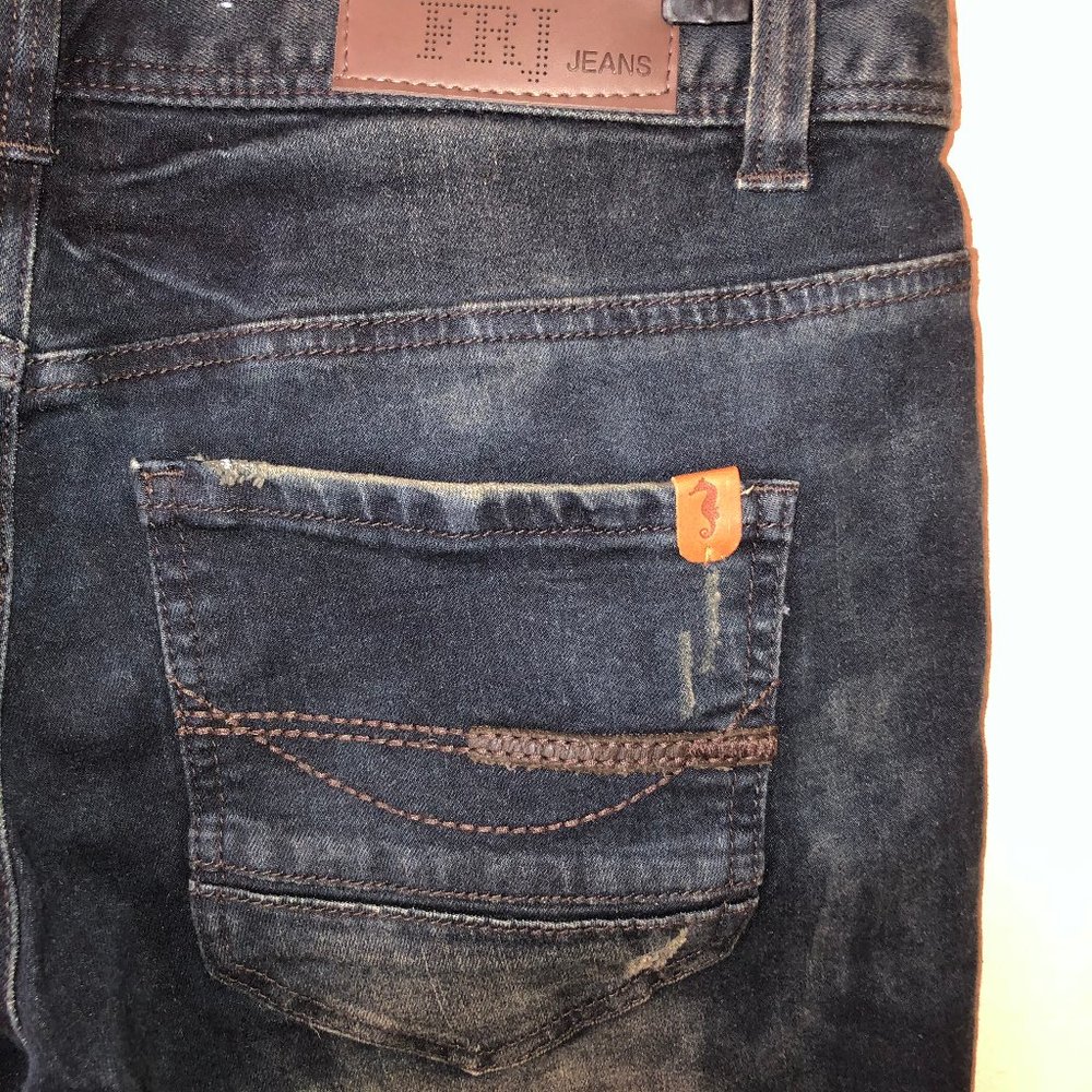 FRJ Jeans (Korean brand) dark wash jean, 31 x 32 - Picture 5 of 5
